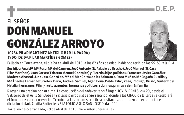 DON MANUEL GONZÁLEZ ARROYO