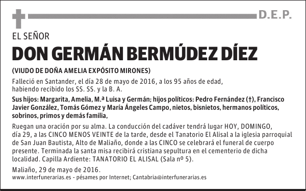 DON GERMAN BERMUDEZ