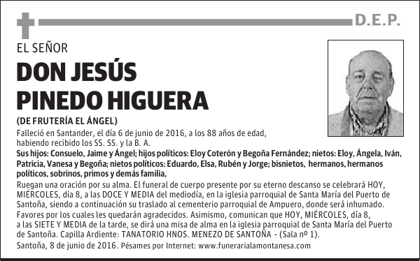 Don Jesús Pinedo Higuera