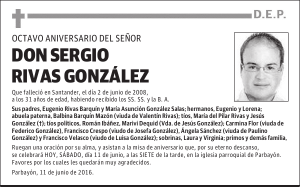 DON SERGIO RIVAS GONZÁLEZ