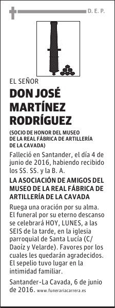 DON JOSÉ MARTÍNEZ RODRÍGUEZ