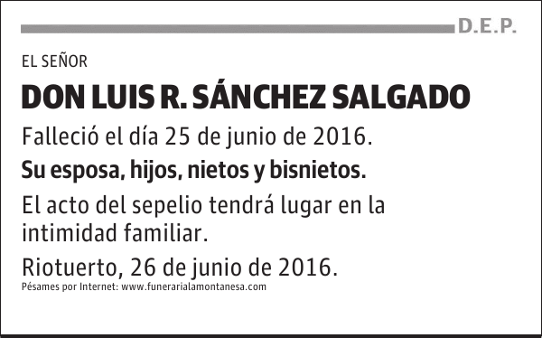 DON LUIS R. SÁNCHEZ SALGADO