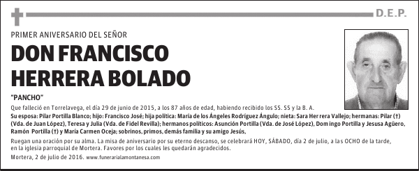 Don Francisco Herrera Bolado