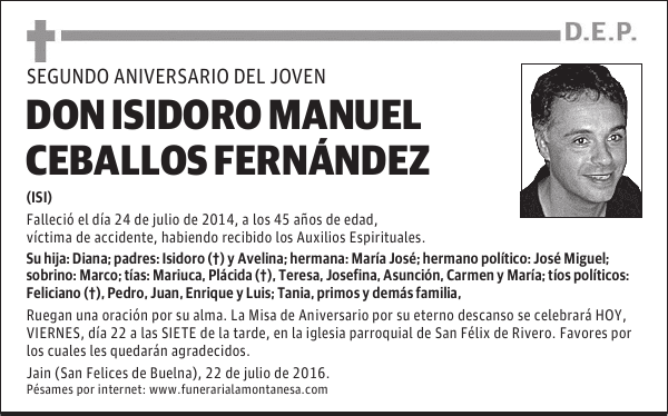 Don Isidoro Manuel Ceballos Fernández