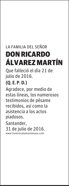 DON RICARDO ÁLVAREZ MARTÍN