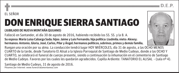 DON ENRIQUE SIERRA SANTIAGO