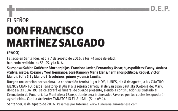 Don Francisco Martínez Salgado