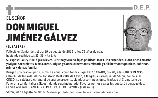 DON MIGUEL JIMÉNEZ GÁLVEZ