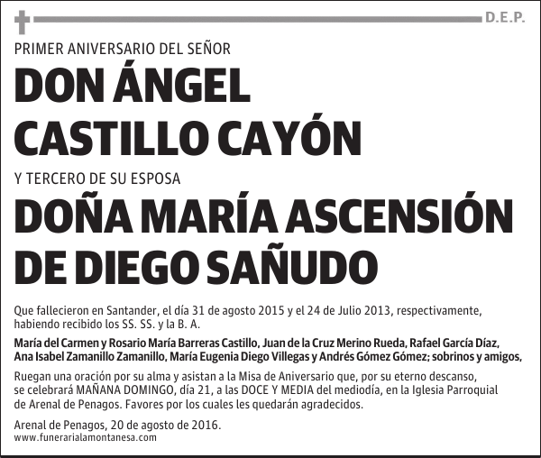 DON ÁNGEL CASTILLO CAYÓN