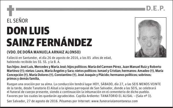 Don Luis Sainz Fernández