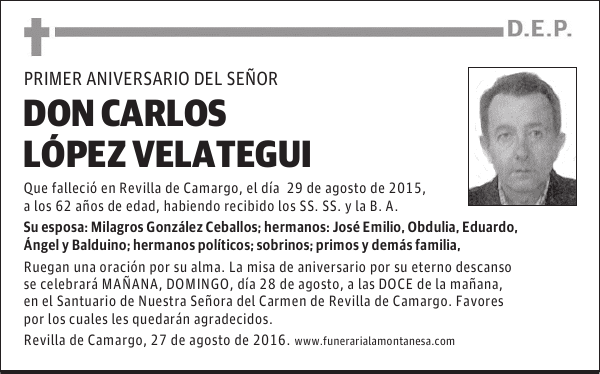 Don Carlos López Velategui
