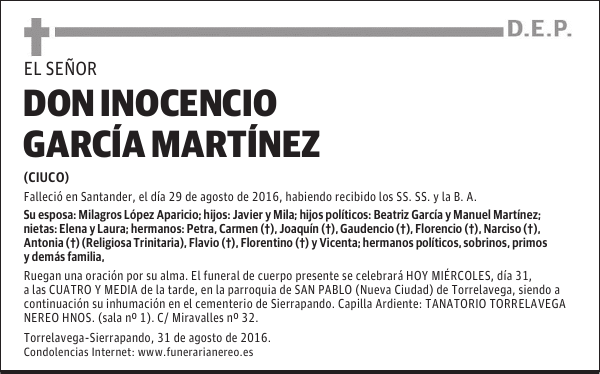 DON INOCENCIO GARCÍA MARTÍNEZ
