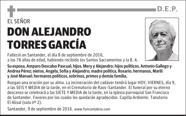 Don Alejandro Torres García