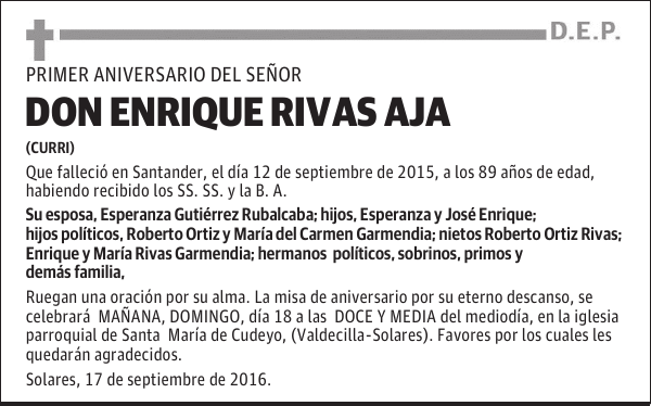 DON ENRIQUE RIVAS AJA