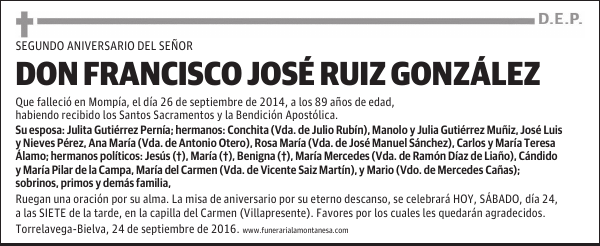 Don Francisco José Ruiz González