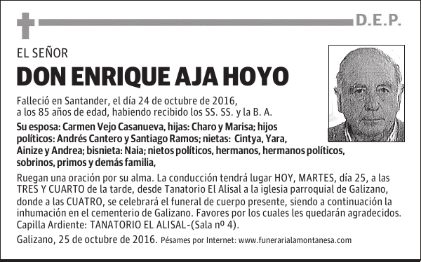 Don Enrique Aja Hoyo