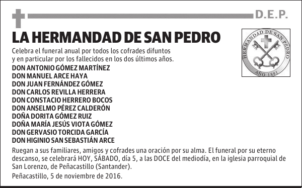 La Hermandad de San Pedro