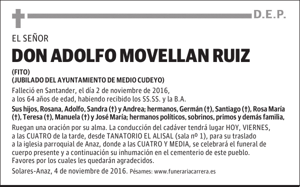 DON ADOLFO MOVELLAN RUIZ