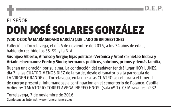 DON JOSÉ SOLARES GONZÁLEZ