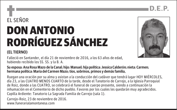 DON ANTONIO RODRÍGUEZ SÁNCHEZ