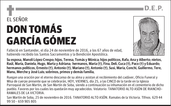 DON TOMÁS GARCÍA GÓMEZ