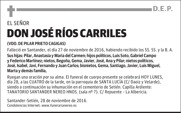 DON JOSÉ RÍOS CARRILES