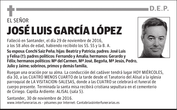 JOSÉ LUIS GARCÍA LÓPEZ