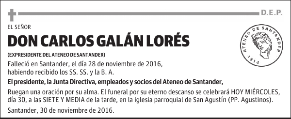 DON CARLOS GALÁN LORÉS