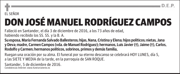 DON JOSÉ MANUEL RODRÍGUEZ CAMPOS