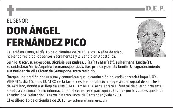 DON ANGEL FERNANDEZ PICO