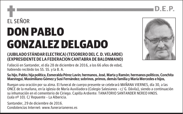 DON PABLO GONZALEZ DELGADO