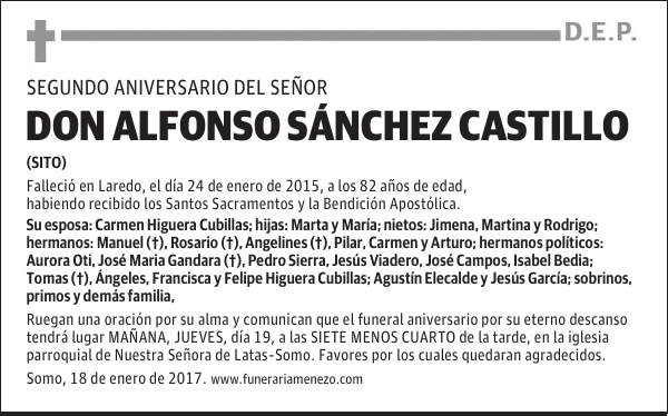DON ALFONSO SANCHEZ CASTILLO