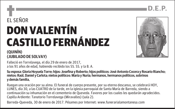 DON VALENTÍN CASTILLO FERNÁNDEZ