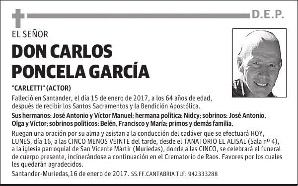 DON CARLOS PONCELA GARCÍA