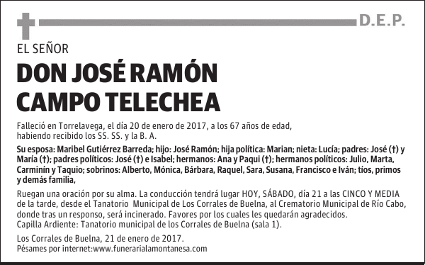 DON JOSÉ RAMÓN CAMPO TELECHEA