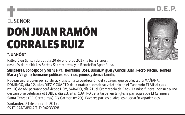 DON JUAN RAMÓN CORRALES RUÍZ