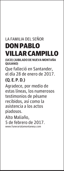 DON PABLO VILLAR CAMPILLO