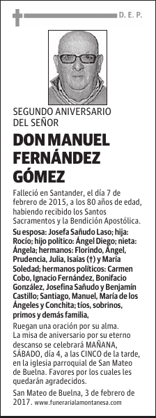 DON MANUEL FERNANDEZ GOMEZ