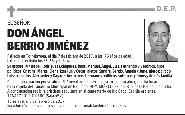 D. ÁNGEL BERRIO JIMÉNEZ