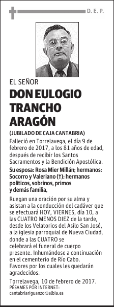 DON EULOGIO TRANCHO ARAGÓN