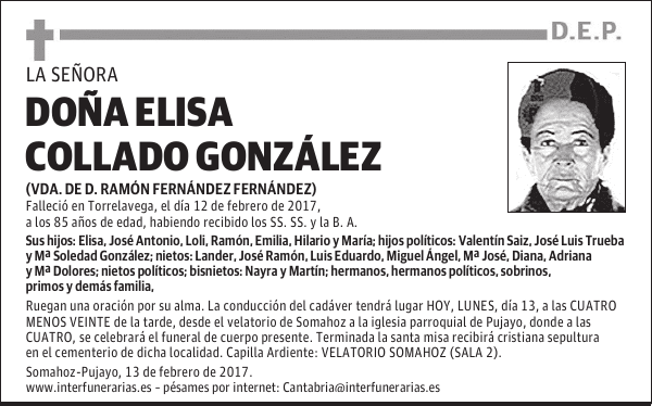 Dª. ELISA COLLADO GONZÁLEZ