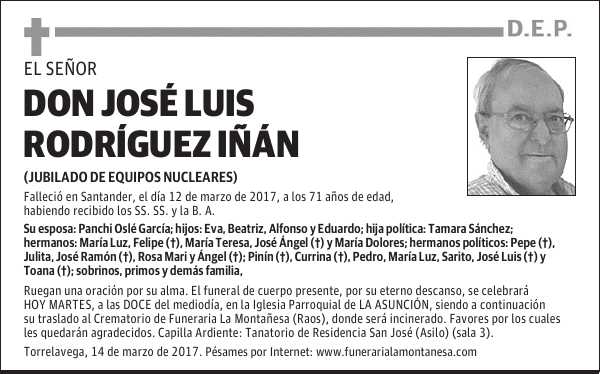 DON JOSÉ LUIS RODRÍGUEZ IÑÁN