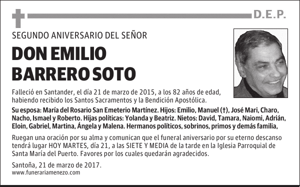 DON EMILIO BARRERO SOTO