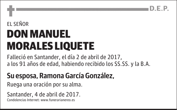 DON MANUEL MORALES LIQUETE