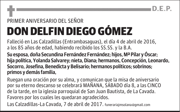DON DELFIN DIEGO GÓMEZ