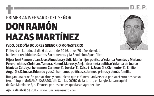 Don Ramón Hazas Martínez