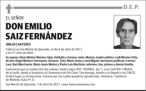 Don Emilio Saiz Fernández