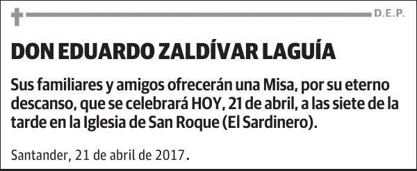 D. EDUARDO ZALDÍVAR LAGUÍA