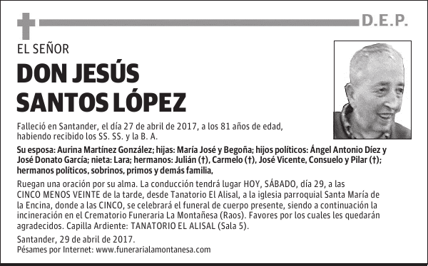 DON JESÚS SANTOS LÓPEZ