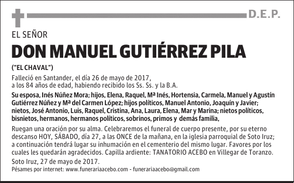 D. Manuel Gutiérrez Pila